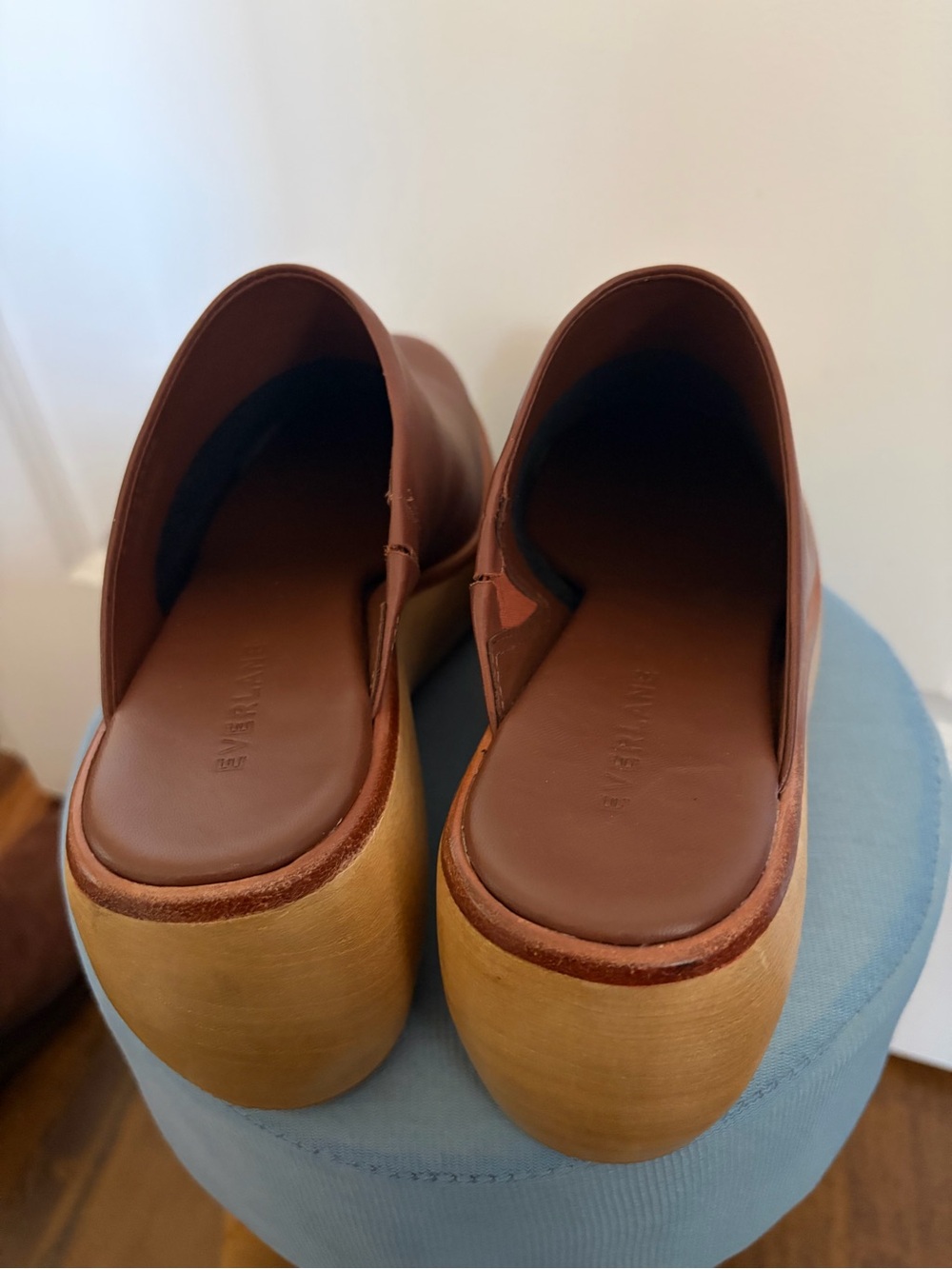 EVERLANE Leather THE WOODEN PUFFA CLOG - Size 8 - Picture 7 of 16